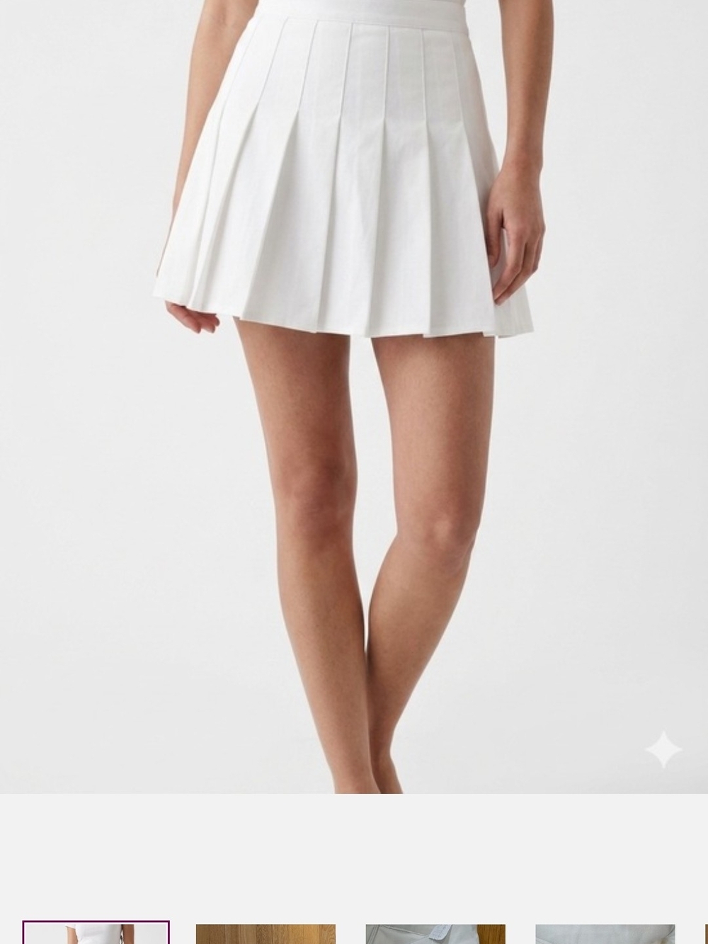 NWT Halara White Pleated Mini Skort Size XL Tennis Pickleball